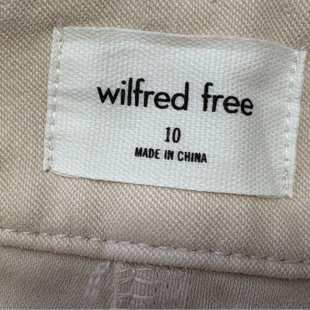 Aritzia Wilfred Free Mid Rise Modern Utility Pants Size 10 - Picture 10 of 14